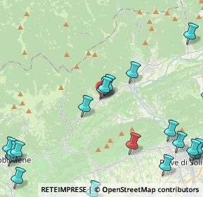 Mappa VIA NOGARE’ 21 CAMPEA DI, 31050 Miane TV, Italia (6.112)