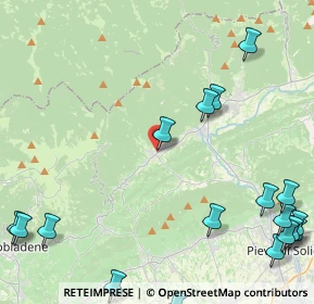 Mappa VIA NOGARE’ 21 CAMPEA DI, 31050 Miane TV, Italia (6.50333)