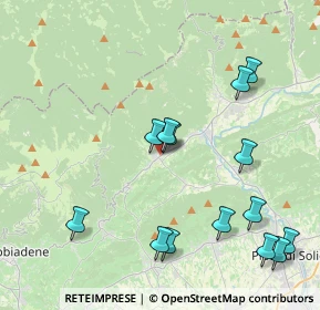 Mappa VIA NOGARE’ 21 CAMPEA DI, 31050 Miane TV, Italia (4.575)