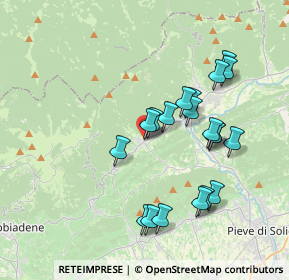 Mappa VIA NOGARE’ 21 CAMPEA DI, 31050 Miane TV, Italia (3.518)