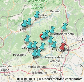 Mappa VIA NOGARE’ 21 CAMPEA DI, 31050 Miane TV, Italia (11.814)