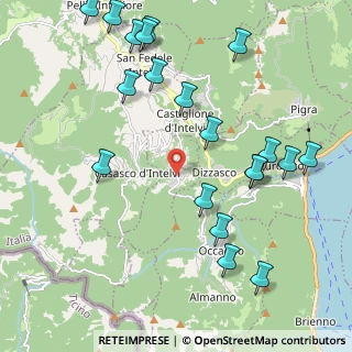 Mappa Via Piazzetta, 22020 Cerano D'intelvi CO, Italia (2.4825)