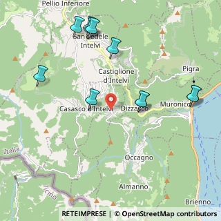 Mappa Via Piazzetta, 22020 Cerano D'intelvi CO, Italia (2.34)