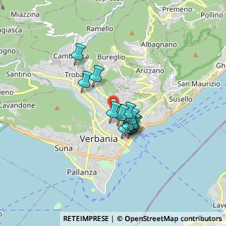 Mappa Via Maurizio Muller, 28921 Pallanza VB, Italia (1.05333)