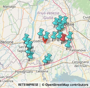 Mappa Via San Martino, 33033 Codroipo UD, Italia (12.184)
