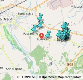 Mappa Via San Martino, 33033 Codroipo UD, Italia (1.799)