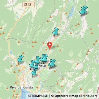 Mappa Località Maso Giare, 38074 Dro TN, Italia (4.605)