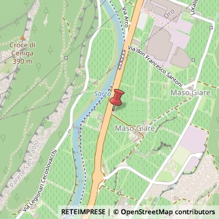 Mappa Maso Giare, Località, 38062 Arco, Trento (Trentino-Alto Adige)