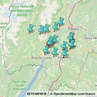 Mappa Località Maso Giare, 38074 Dro TN, Italia (10.69313)