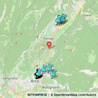 Mappa Località Maso Giare, 38074 Dro TN, Italia (2.613)