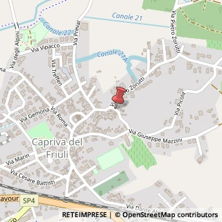 Mappa Via Modolet, 1A, 34070 Pavia di Udine, Udine (Friuli-Venezia Giulia)