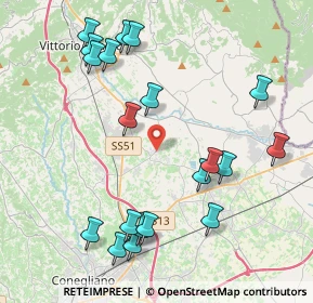 Mappa Via Feletti, 31014 Colle Umberto TV, Italia (4.589)