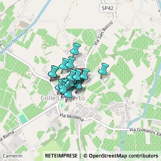 Mappa Via Feletti, 31014 Colle Umberto TV, Italia (0.24643)