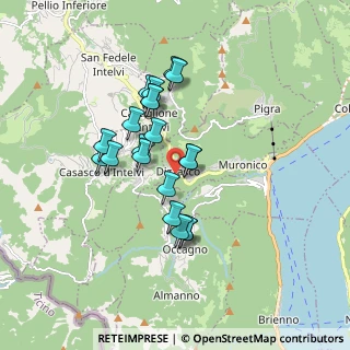 Mappa Via Roma, 22020 Dizzasco CO, Italia (1.416)