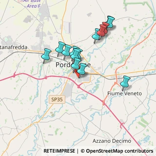 Mappa Via Giacomo Leopardi, 33170 Pordenone PN, Italia (3.32357)