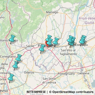 Mappa Via Giacomo Leopardi, 33170 Pordenone PN, Italia (17.53769)