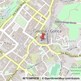 Mappa Via delle Monache, 11, 34170 Gorizia, Gorizia (Friuli-Venezia Giulia)