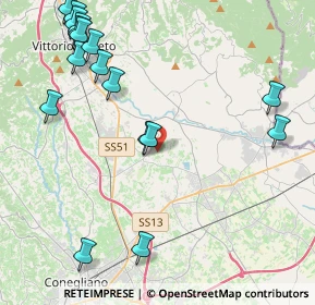 Mappa 31014 Colle Umberto TV, Italia (5.36)