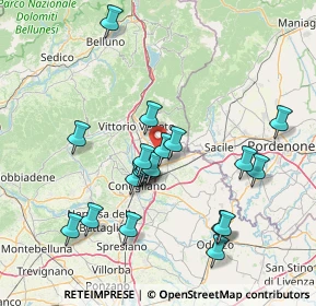 Mappa 31014 Colle Umberto TV, Italia (14.4645)
