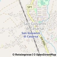 Map Casarsa della Delizia