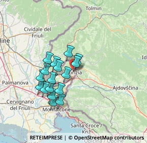 Mappa Via del Seminario, 34170 Gorizia GO, Italia (11.66706)