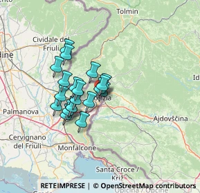 Mappa Via Bellinzona, 34170 Gorizia GO, Italia (9.5825)
