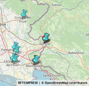 Mappa Via Bellinzona, 34170 Gorizia GO, Italia (15.50636)