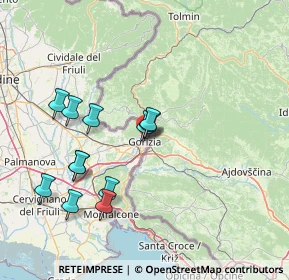 Mappa Via del Seminario, 34170 Gorizia GO, Italia (14.30917)
