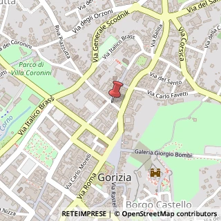 Mappa Via del Seminario,  8, 34170 Gorizia, Gorizia (Friuli-Venezia Giulia)