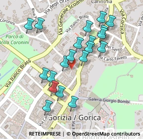 Mappa Via del Seminario, 34170 Gorizia GO, Italia (0.223)