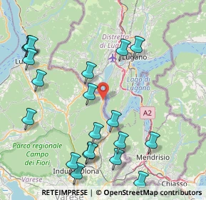 Mappa Piazza Battaglia, 21050 Brusimpiano VA, Italia (9.7965)