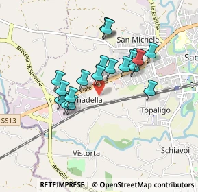 Mappa Strada Cornadella, 33077 Sacile PN, Italia (0.7475)