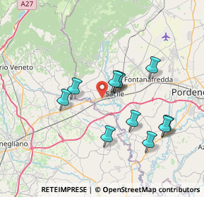 Mappa Strada Cornadella, 33077 Sacile PN, Italia (6.45818)