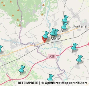 Mappa Strada Cornadella, 33077 Sacile PN, Italia (5.00182)