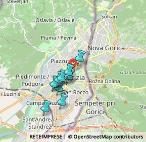 Mappa Via Bellinzona, 34170 Gorizia GO, Italia (1.31273)