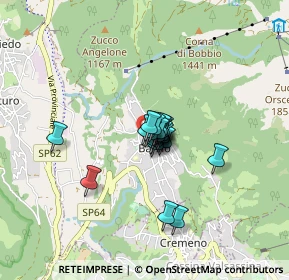 Mappa Via T. Baruffaldi, 23816 Barzio LC, Italia (0.4245)