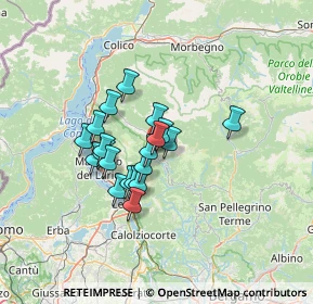 Mappa Via T. Baruffaldi, 23816 Barzio LC, Italia (9.684)