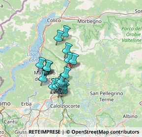 Mappa Via T. Baruffaldi, 23816 Barzio LC, Italia (10.7395)