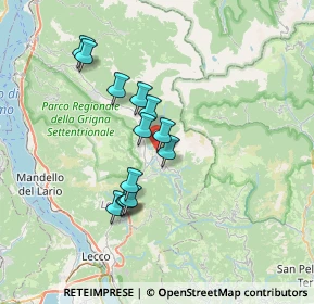 Mappa Via T. Baruffaldi, 23816 Barzio LC, Italia (5.69538)