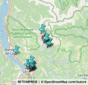 Mappa Via T. Baruffaldi, 23816 Barzio LC, Italia (7.607)