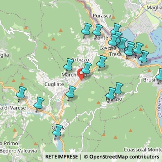 Mappa Via Vadèe, 21030 Marchirolo VA, Italia (2.3525)