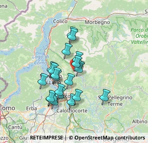 Mappa Via Castagneti, 23818 Pasturo LC, Italia (11.5335)