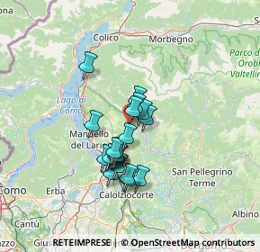 Mappa Via Castagneti, 23818 Pasturo LC, Italia (9.911)