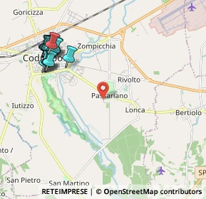 Mappa Strada Provinciale, 33033 Codroipo UD, Italia (2.534)
