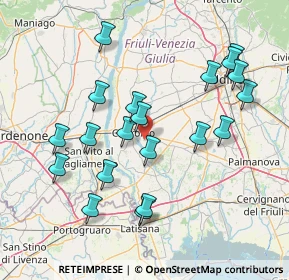 Mappa Strada Provinciale, 33033 Codroipo UD, Italia (15.431)