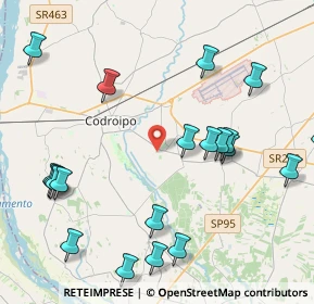 Mappa Strada Provinciale, 33033 Codroipo UD, Italia (5.019)