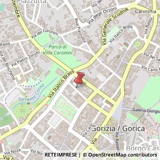 Mappa Via Giovanni Boccaccio, 34170 Gorizia GO, Italia, 34170 Gorizia, Gorizia (Friuli-Venezia Giulia)