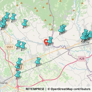 Mappa 31016 Cordignano TV, Italia (6.3935)