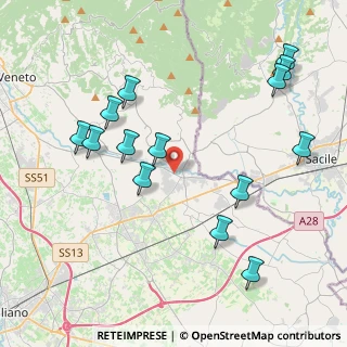 Mappa 31016 Cordignano TV, Italia (4.50643)
