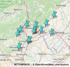 Mappa 31016 Cordignano TV, Italia (10.78462)